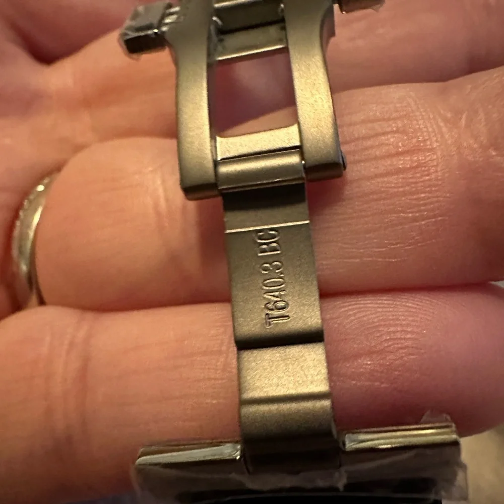 New with tags- Tissot Watch- T-Touch‎ II Titanium with mother of pearl